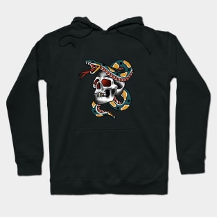 Traditional snake skull Hoodie